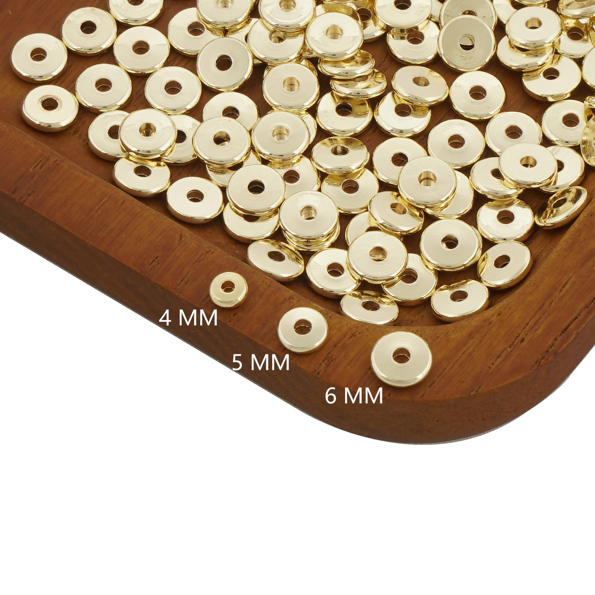 Wholesale Flat Bling Circle Tray Charms