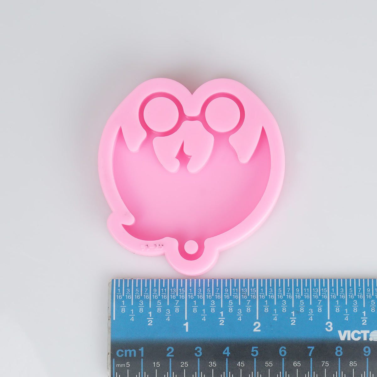 1pc Acrylic Pink Cup Owl Shaped Home Decoration, Car & Keychain Accessory,  Bag Charm