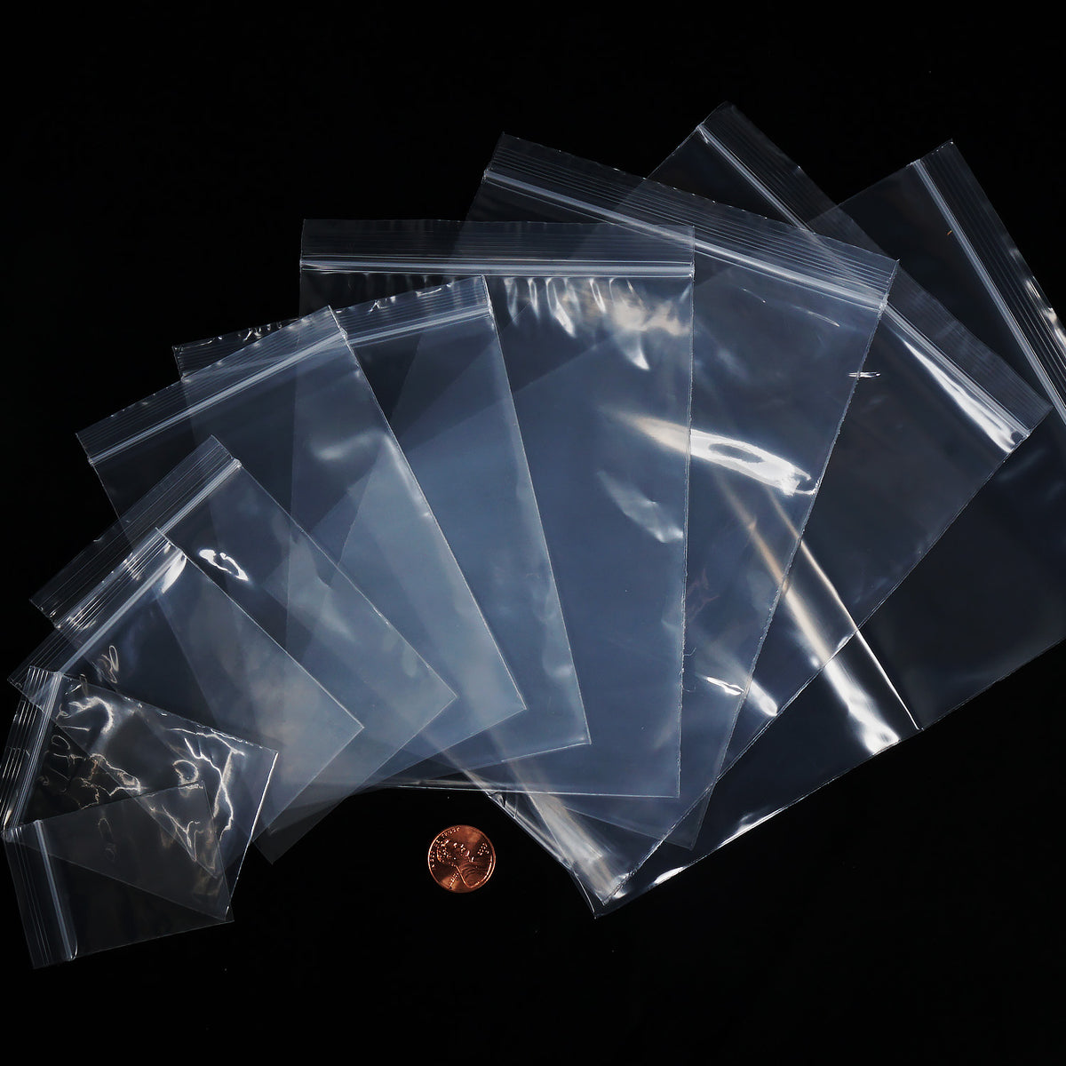 100pcs Reclosable Plastic Bag Clear Zip Lock Bags Storage Packaging Je –  Rosebeading Official