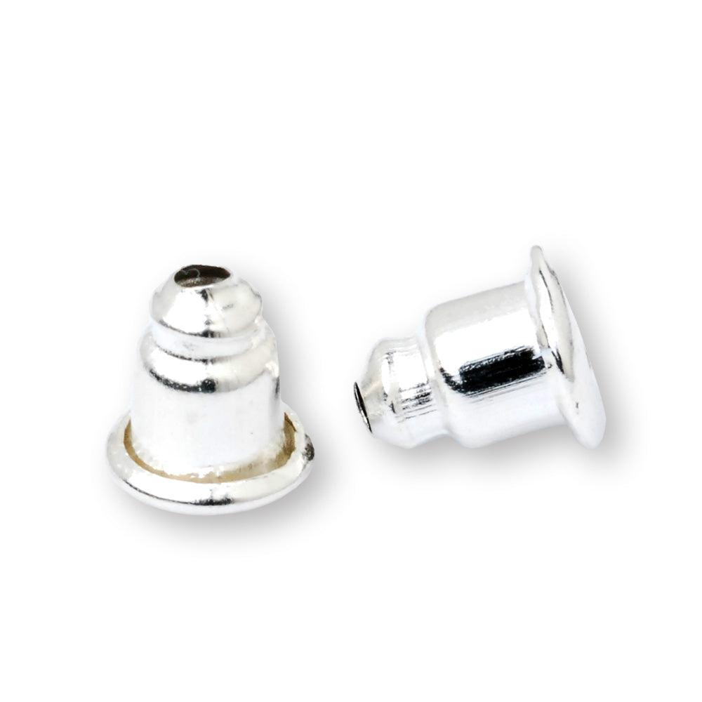 100pcs/lot Silicone Rubber Earring Backs Clasp Transparent Ear Nut