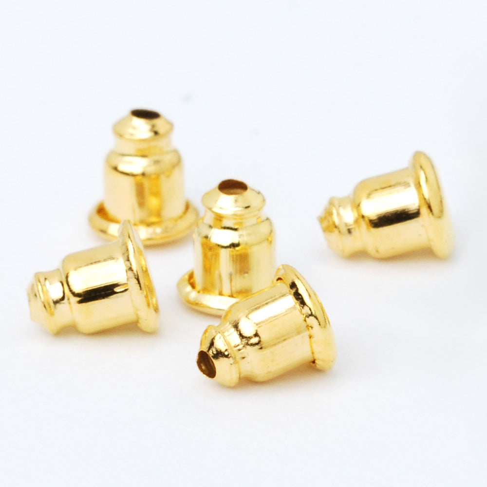 Wholesales 100 Earring Nuts for Back of Earrings Metal Earring Backs S –  Rosebeading Official