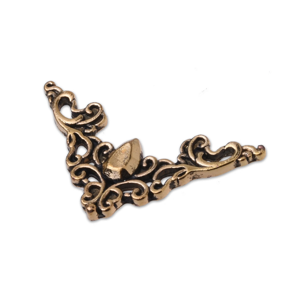 20pcs Antique Brass Filigree Jewelry Connectors 