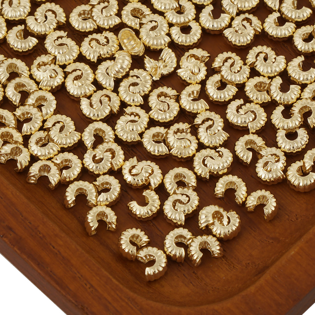 14K Gold Filled Crimp Beads Crimp Tubes for Jewelry Making 