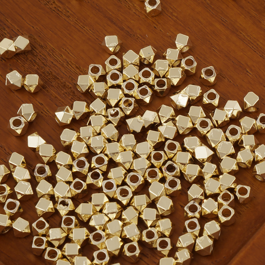 4mm Flower Bead Cap, Gold Filled (25 Pieces)