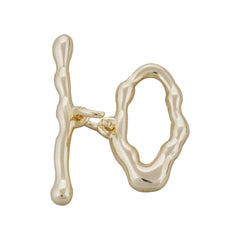 5PCS 14k Gold Filled geometric Irregular OT Clasp - Oval Toggle Set Clasp - Bracelet Clasps 10413550