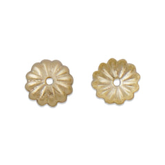 200PCS 14k Gold Filled Bead Caps, 5mm Flower Bead Caps, Can work 5-9mm beads, Bead Cap with 0.57mm hole 10419950