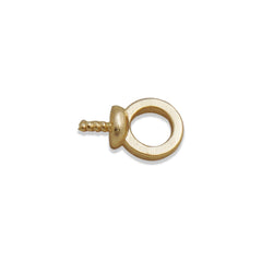 20PCS 14k Gold Filled Screw Sheep Eye Pin Bails, Eye Bails, Pearl Cap, Bead Cap, Pendant Bails Jewelry Making 10421550