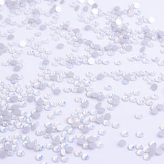 SS5 1440PCS White opal Non Hot Fix Crystal, Flat Back 3D Rhinestones DIY Phone case Nail art design deco supplies