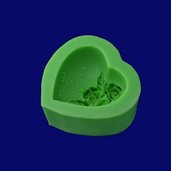 1  Heart shape flower 6.8*6.3*2.8cm Jewelry Making Mold Handmade Resin Cabochon Cake Mold Silicone mould