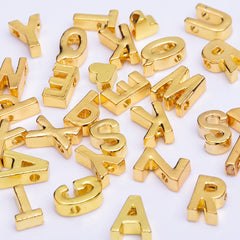 Gold Alloy Letter Pendant Charm letter necklace Personalized Name bracelet Alphabet 