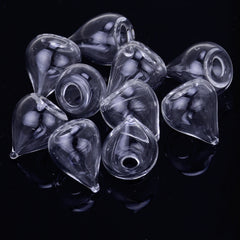 Small glass Bottle for making necklace earring pendants about 9*13mm glass bottle 2.5mm Aperture size 20pcs 10166350