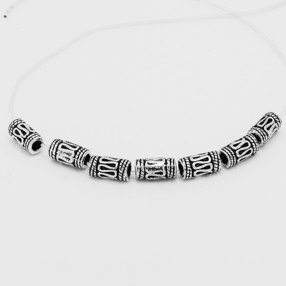 Tibetan Beads,Euro Style Beads,Jewelry Buddhism Beads,Large Hole Spacer beads,Length 10mm,Sold 50pcs/lot