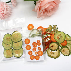 Dried vegetables Slices Real Nature specimen diy phone case Jewelry supplies 1pcs 102279