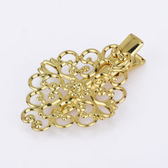30*38mm Brass Barrette Hair Clip Filigree Barrette Blank Hair Clip Hair Accessories 20pcs