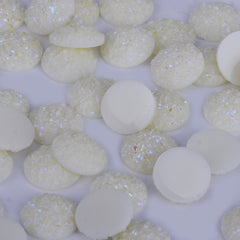 Druzy Cabochon Resin Cabochons Fits 12mm Flat Round Bezel Jewelry DIY 50pcs 10239627