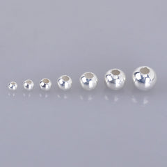 1Pc 16mm 925 Silver Seamless Beads, Round Spacer Beads For Jewelry Making,  Sterling Findings Supply Bulk - Yahoo Shopping