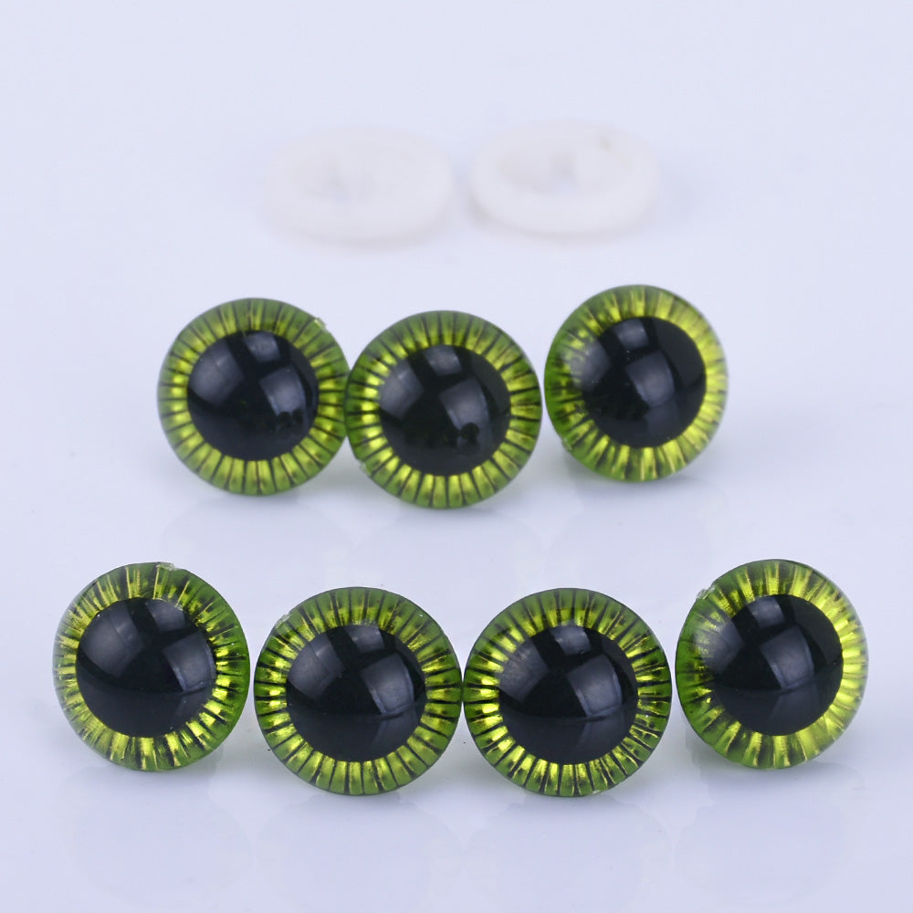 Safety Eyes for Stuffed Animals - Plastic Eyes for Crafts - 15mm