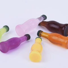10*29MM Miniature Soda Bottle Cabochons Food Resin Cola Cabochons variety kawaii decoration 10pcs 102510