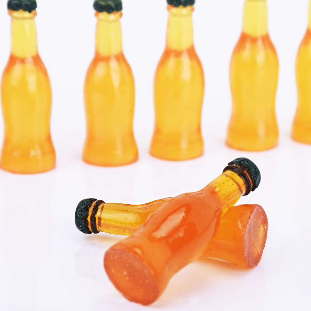 10*29MM Miniature Soda Bottle Cabochons Food Resin Cola Cabochons variety kawaii decoration 10pcs 102510
