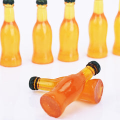 10*29MM Miniature Soda Bottle Cabochons Food Resin Cola Cabochons variety kawaii decoration 10pcs 102510