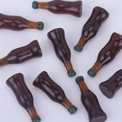 10*29MM Miniature Soda Bottle Cabochons Food Resin Cola Cabochons variety kawaii decoration 10pcs 102510