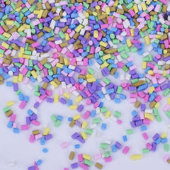 Dessert Candy slices Mixed Sprinkles Polymer Clay Confetti Sprinkles Small Cabochons Fake Food Cell Phone Deco 100grams 1bag 102511