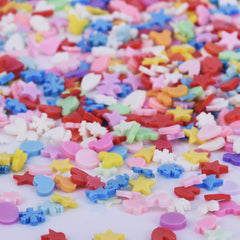 Dessert Candy slices Mixed Sprinkles Polymer Clay Confetti Sprinkles Small Cabochons Fake Food Cell Phone Deco 100grams 1bag 102511