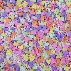 Fake candy sprinkles color mix polymer clay cabochons dessert toppings confetti Kawaii Sprinkles Decoden 1bag