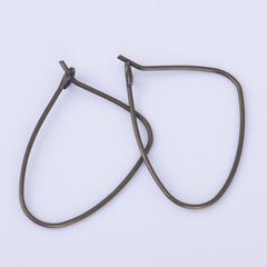 0.8*18*26mm Brass Geometric Earring Hoops Earring Blanks Earwire Hoop Earrings Minimal jewelry 20pcs
