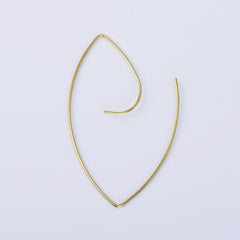 0.7*5*30mm Brass Earring Hoops Classic Earring Wires Earrings Attachment Minimal jewelry 20pcs 10252500