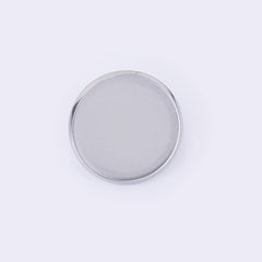 Stainless Steel Bezel Earring Stud Blank Bezel 6/8/10/12/14/16/18/20mm No allergic Earring Posts 30pcs