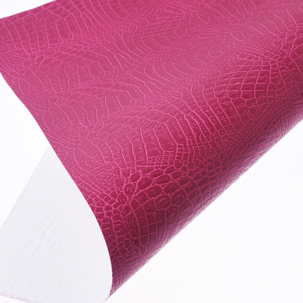 PINK ALLIGATOR Faux Leather Sheets Faux Leather Sheets 