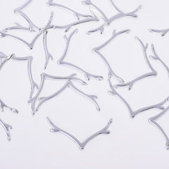25mm Alloy Deer Antler Charms Pendant Connector Antler Jewelry Minimalist Jewelry wholesales 20pcs 102692