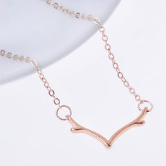 25mm Alloy Deer Antler Charms Pendant Connector Antler Jewelry Minimalist Jewelry wholesales 20pcs 102692