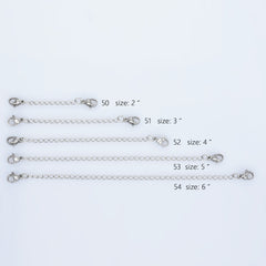 Stainless Steel Double Lobster Clasps Extension Chain 2