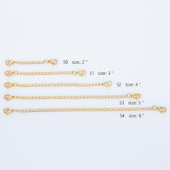 Stainless Steel Double Lobster Clasps Extension Chain 2