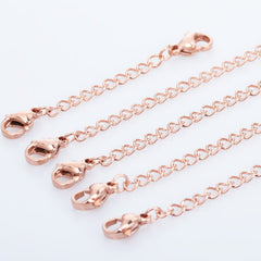 Stainless Steel Double Lobster Clasps Extension Chain 2