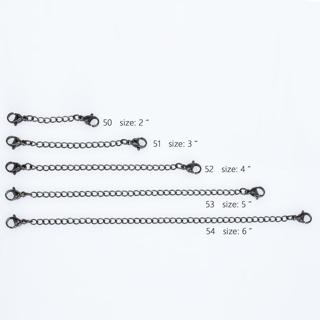 Stainless Steel Double Lobster Clasps Extension Chain 2