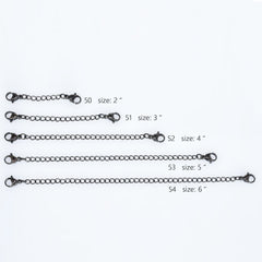 Stainless Steel Double Lobster Clasps Extension Chain 2