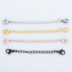 Stainless Steel Double Lobster Clasps Extension Chain 2