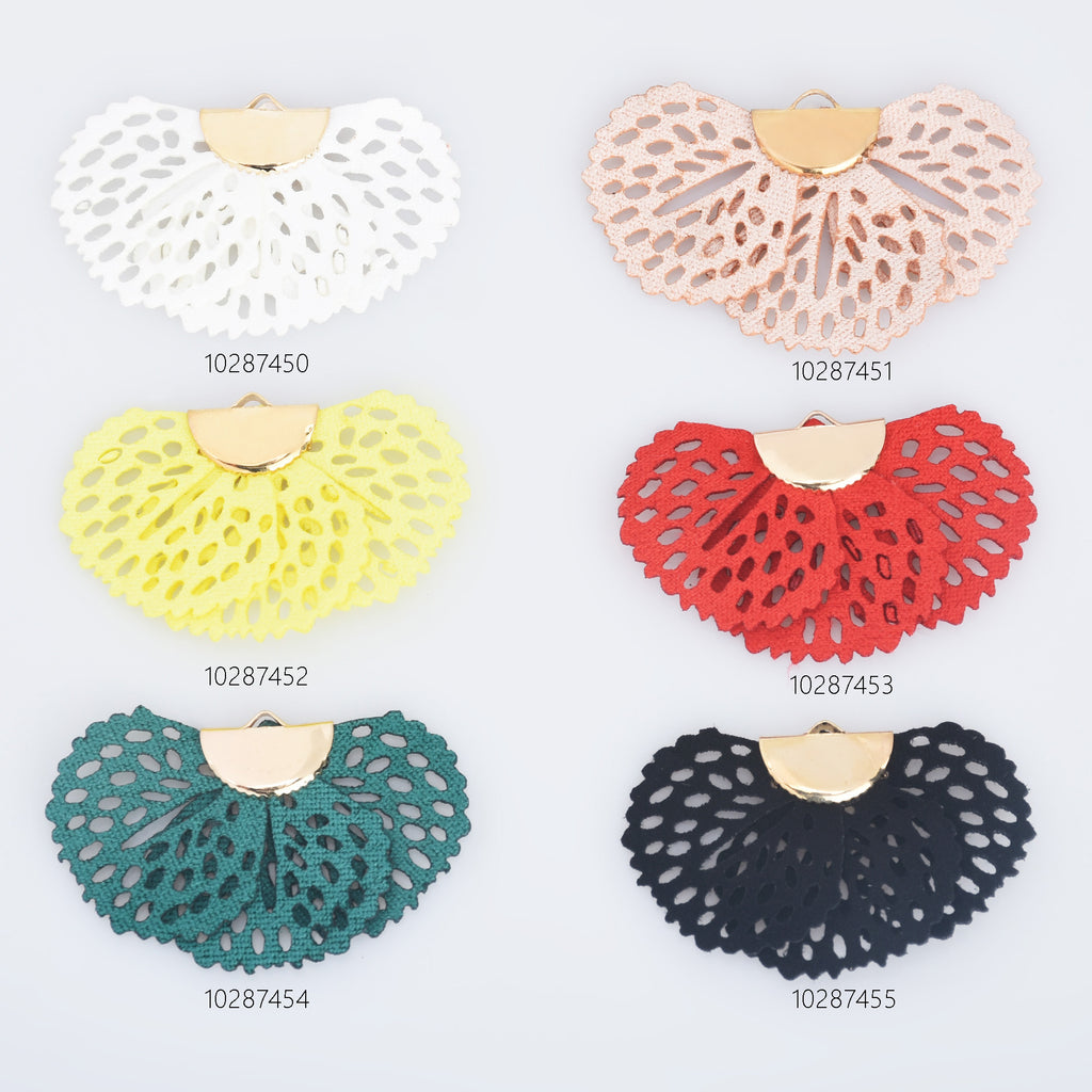 40*20mm Peacock Tail Tassel Pendants Fan Tassel Charms for Earrings Su –  Rosebeading Official