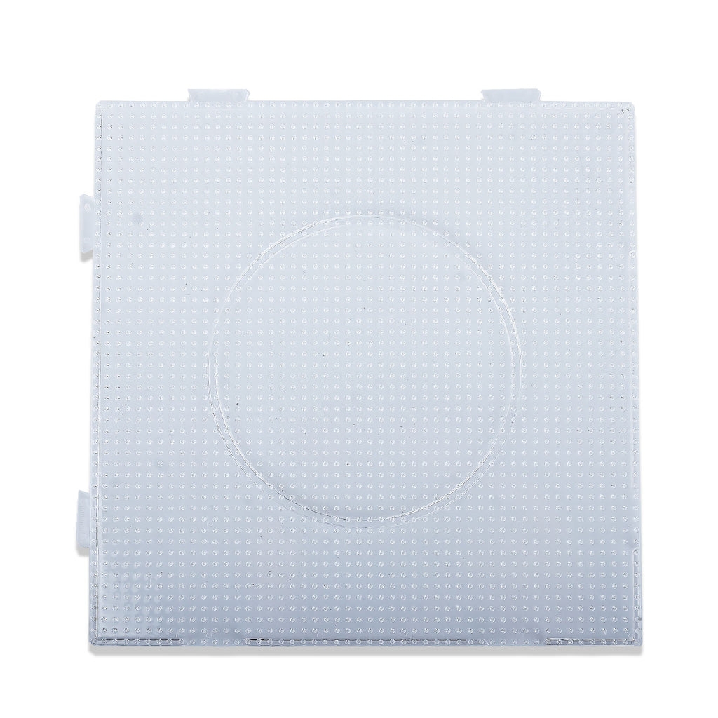 2.6mm Mini Beads Clear Pegboards small Square, Circle, Star, Heart 