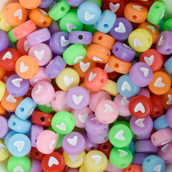 7mm Glow in Dark Acrylic number beads 0-9 Random Mixed number beads Ro –  Rosebeading Official