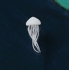 Mini 3D jellyfish Model Ocean Model filler For Resin Mold DIY Jewelry Filling 1pcs 103178