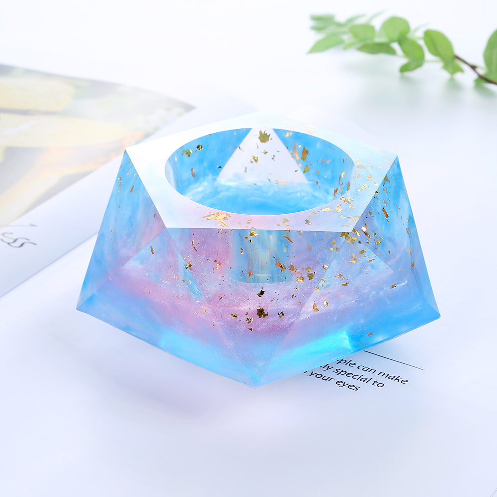 125*66mm Hexagon Polygon Mold Plant pot Silicone Mold Flowerpot Concrete Mold For Home Decoration 1pcs 10319050