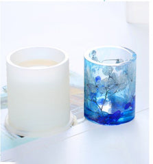 Round Penholder Silicon Mold Square Penholder Mold for Household Products Making Craft Supplies 1pcs 103191