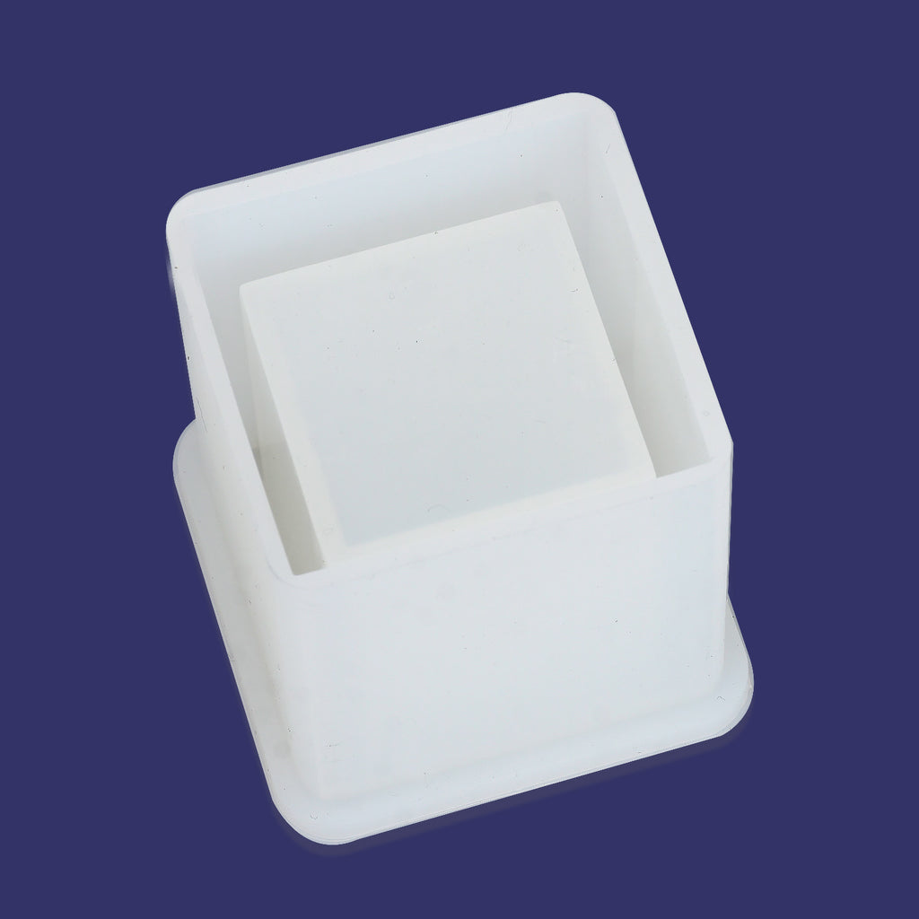 Round Penholder Silicon Mold Square Penholder Mold for Household Products Making Craft Supplies 1pcs 103191