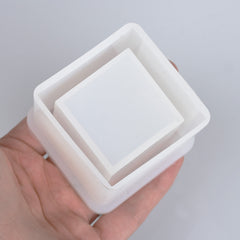Round Penholder Silicon Mold Square Penholder Mold for Household Products Making Craft Supplies 1pcs 103191