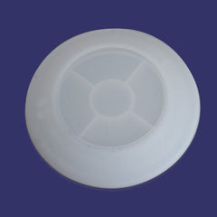 1 pcs DIY Silicone Rolling Tray Mold Crystal Round Flat Plate Mold Dish Mold For Table Decoration 10330051
