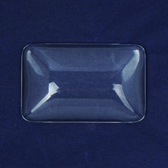 35*55mm Clear Rectangle Glass Dome Glass Cabochon Photo Glass Tile DIY Fridge Magnet 6pcs 10358050
